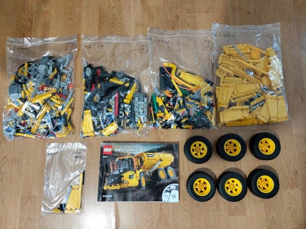 LEGO Technic 42114 – Tombereau articulé Volvo 6x6, Kinderen en Baby's, Ophalen, Gebruikt, Lego, Technic