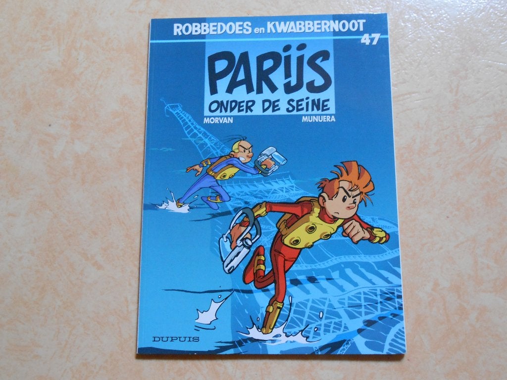 Robbedoes 47 Parijs onder de Seine 2004 1 ste druk., Eén stripboek, Nieuw, Ophalen of Verzenden, Morvan