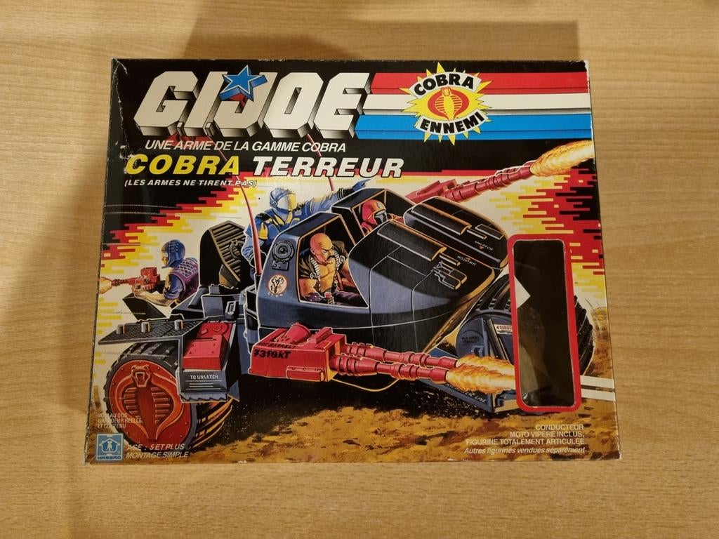 Gi Joe Gijoe Hasbro 1986 Cobra Stun Franse doos, Verzamelen, Ophalen of Verzenden