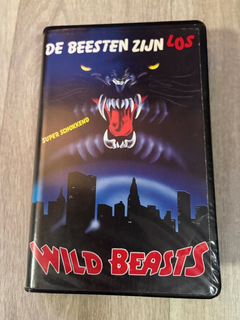 VHS - Wild Beast - ex Rental (Empire Video), Cd's en Dvd's, VHS | Film, Horror, Ex-rental, Ophalen of Verzenden, VHS