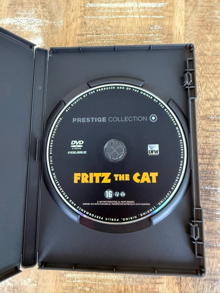DVD Fritz le chat, Enlèvement ou Envoi, Animation, Américain, Comme neuf