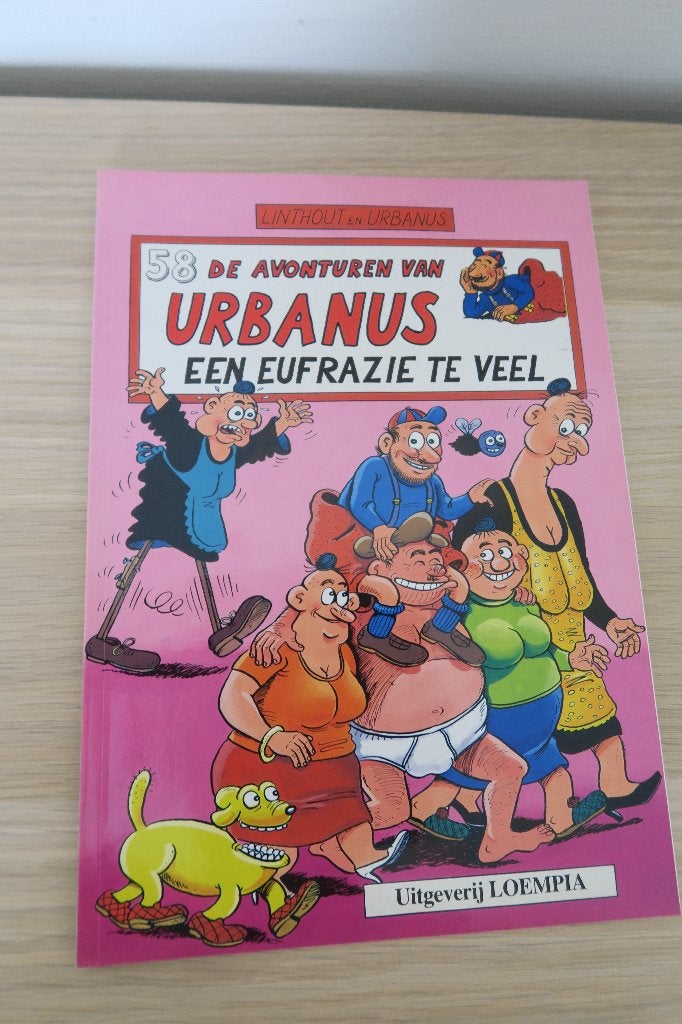 Een eufrazie te veel - Urrbanus, Gelezen, Linthout en Urbanus, Eén stripboek, Ophalen of Verzenden