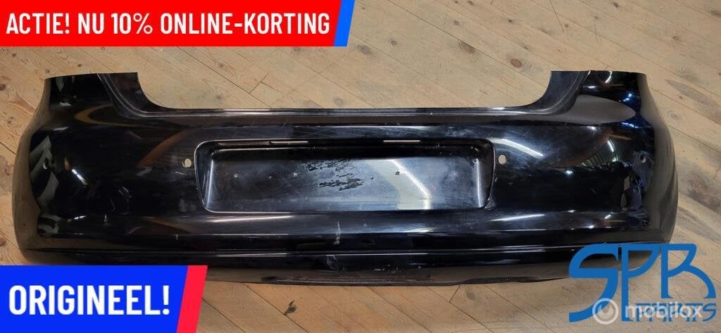 VW POLO 6R LC9X ACHTERBUMPER 4x PDC UITLAAT TREKHAAK SPARING, Enlèvement ou Envoi, Volkswagen, Utilisé, Volkswagen