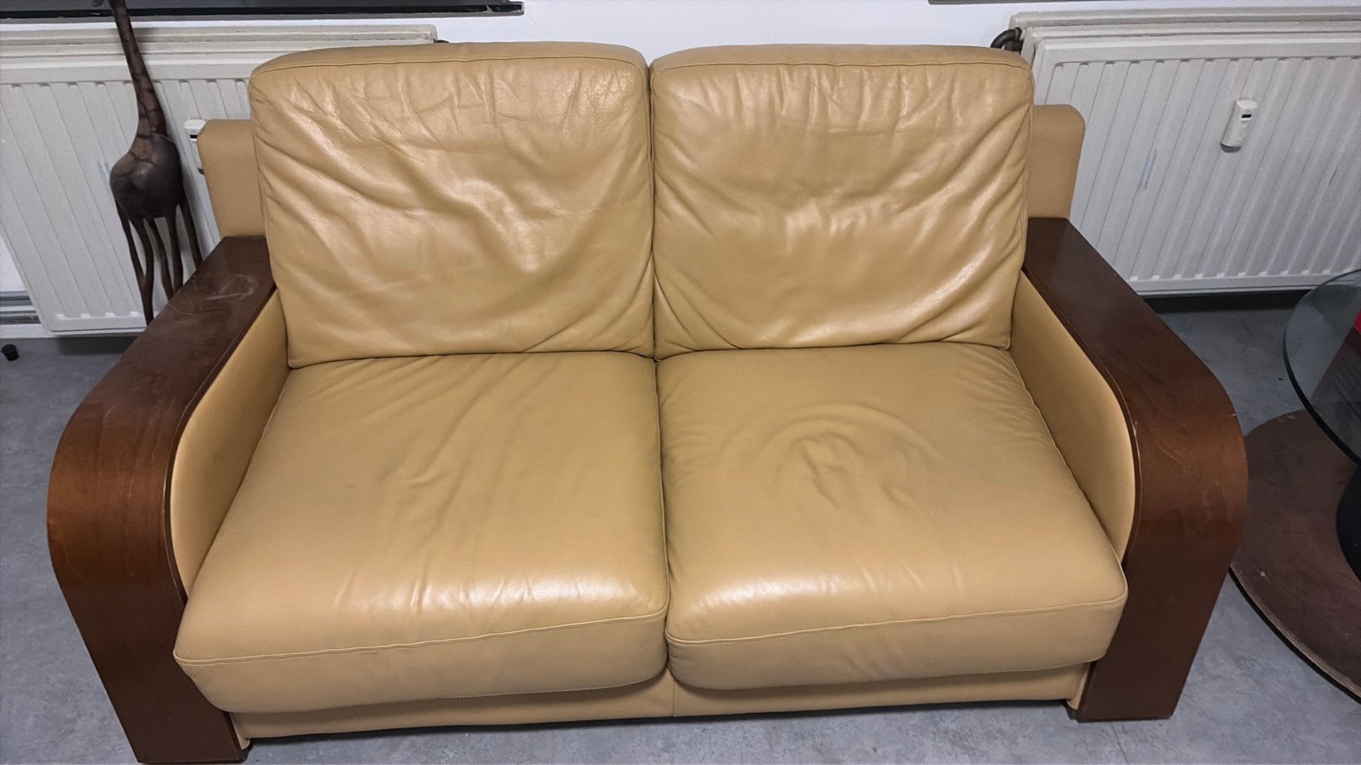 Sofa, Ophalen of Verzenden, Zo goed als nieuw, Hout