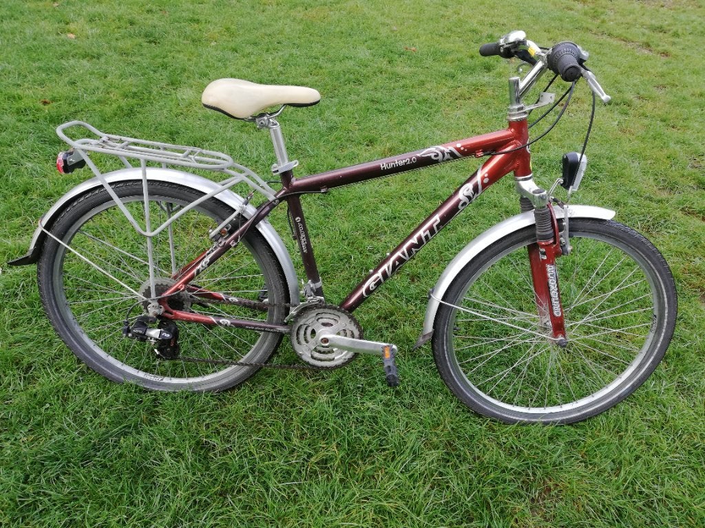 Giant jongensfiets in  zeer goede staat, Fietsen en Brommers, Gebruikt, Velgrem, Giant, Handrem