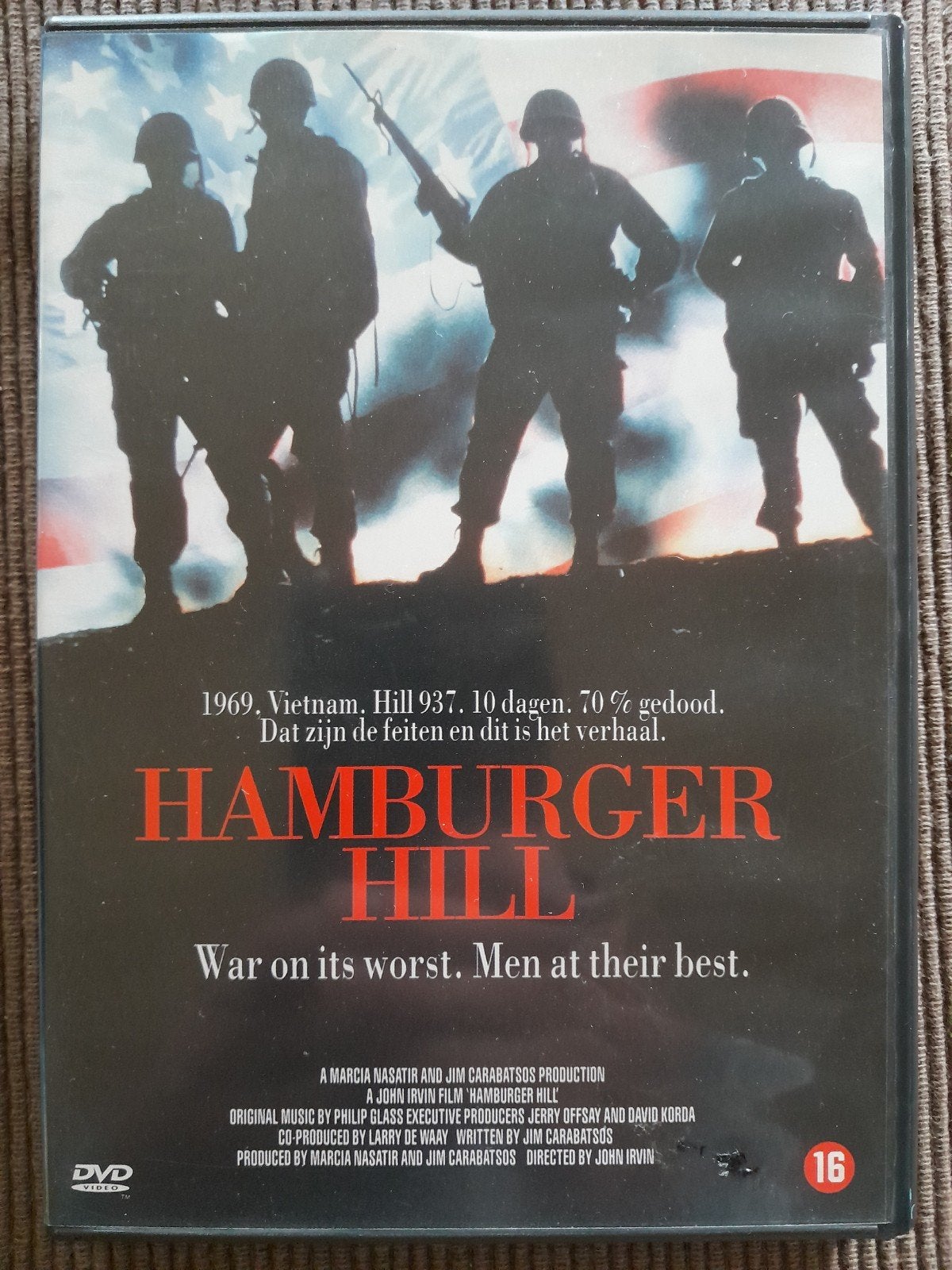 Hamburger hill, CD & DVD, Enlèvement ou Envoi, À partir de 16 ans, Anglais, Guerre