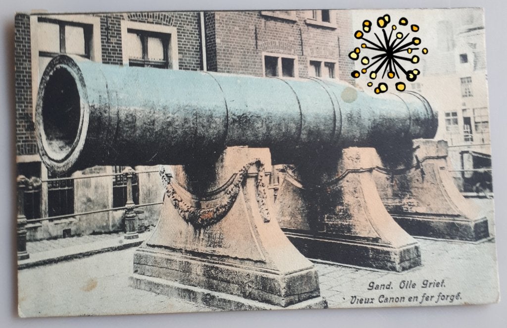 Zeer Oude Postkaart GENT  1907 Dulle GRIET  Ref 81, Ophalen of Verzenden, Voor 1920, Gelopen, Oost-Vlaanderen