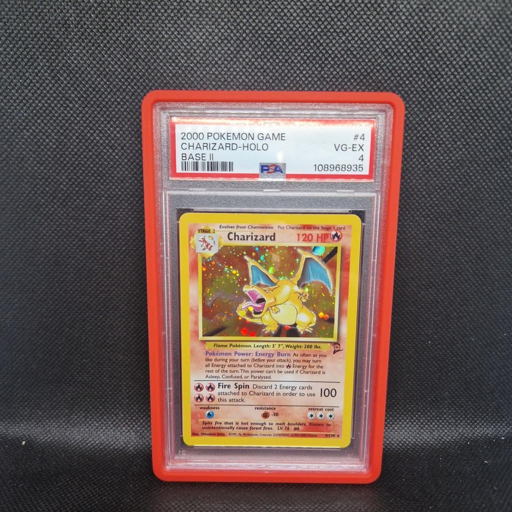 Charizard Holo Base Set 2 PSA 4, Ophalen of Verzenden