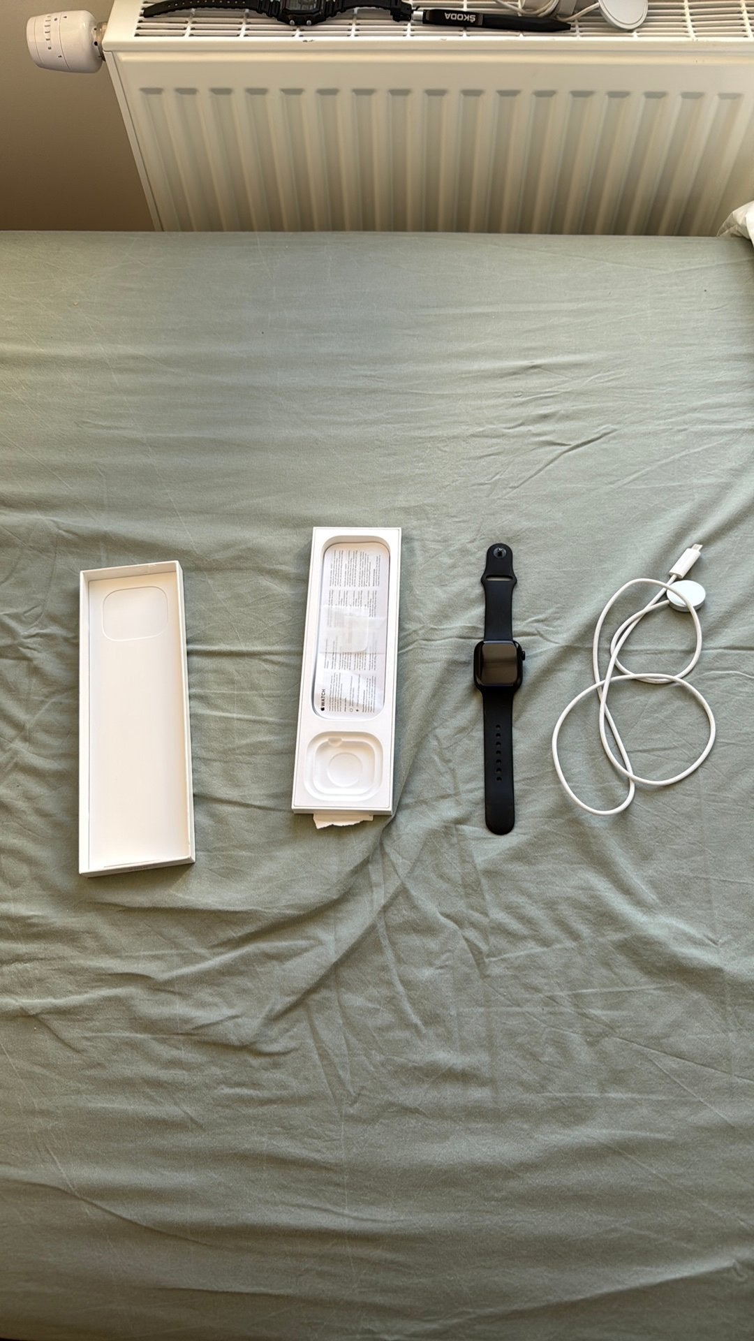 Apple watch series 10 42 mm black perfecte staat gloednieuw, Enlèvement, Neuf
