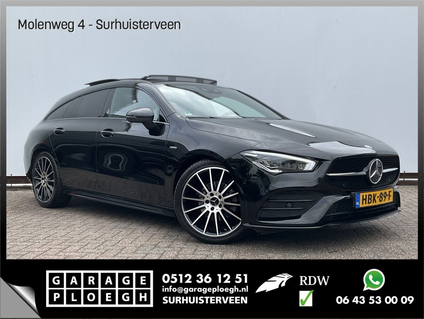 Mercedes-Benz CLA 200 Shooting Brake Premium Plus AMG Pano C, Automaat, CLA, 149 g/km, Zwart