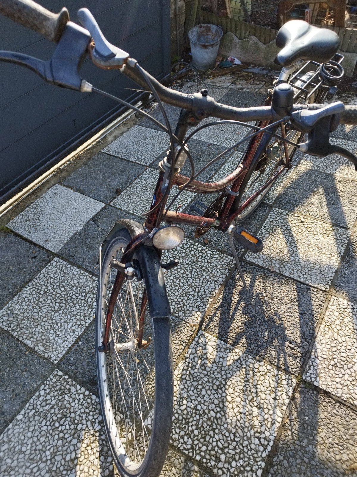 Prachtige damesfiets, Ophalen