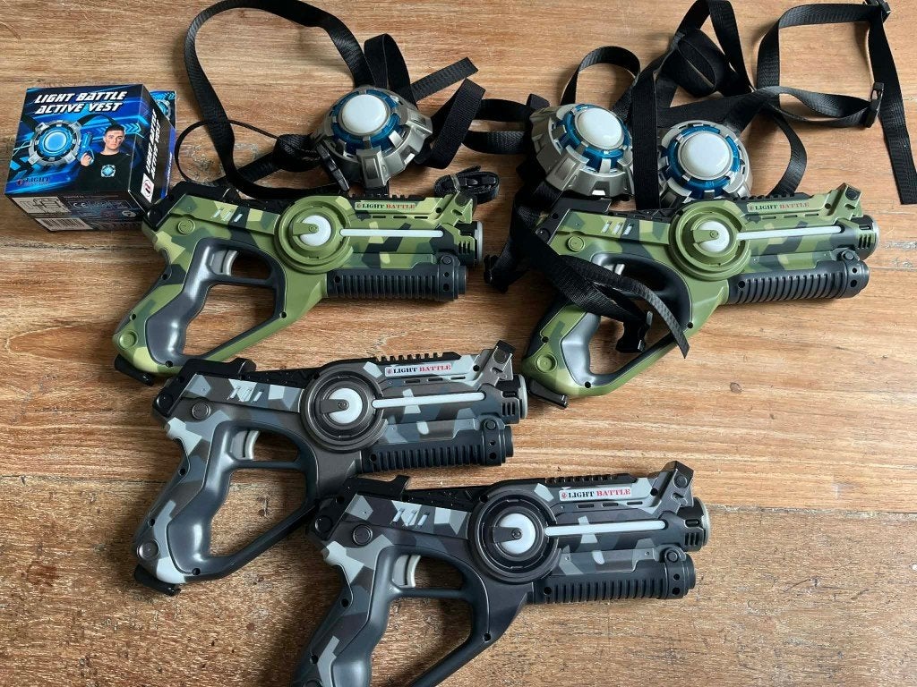 Laser shoot set voor 2 tot 4 personen, Enlèvement ou Envoi, Comme neuf