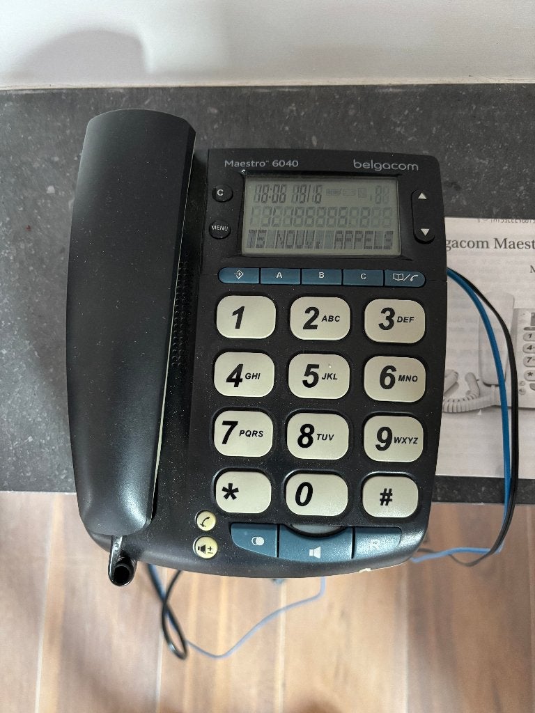 Vaste telefoon, Ophalen, Gebruikt, Bakeliet