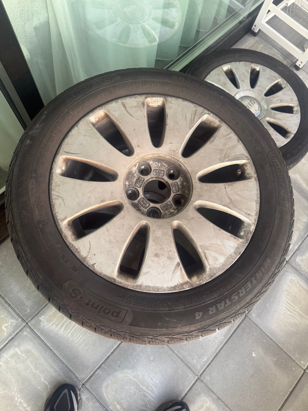 4 Pneus avec Jantes, Auto-onderdelen, Banden en Velgen, Ophalen, 16 inch, Banden en Velgen, 205 mm