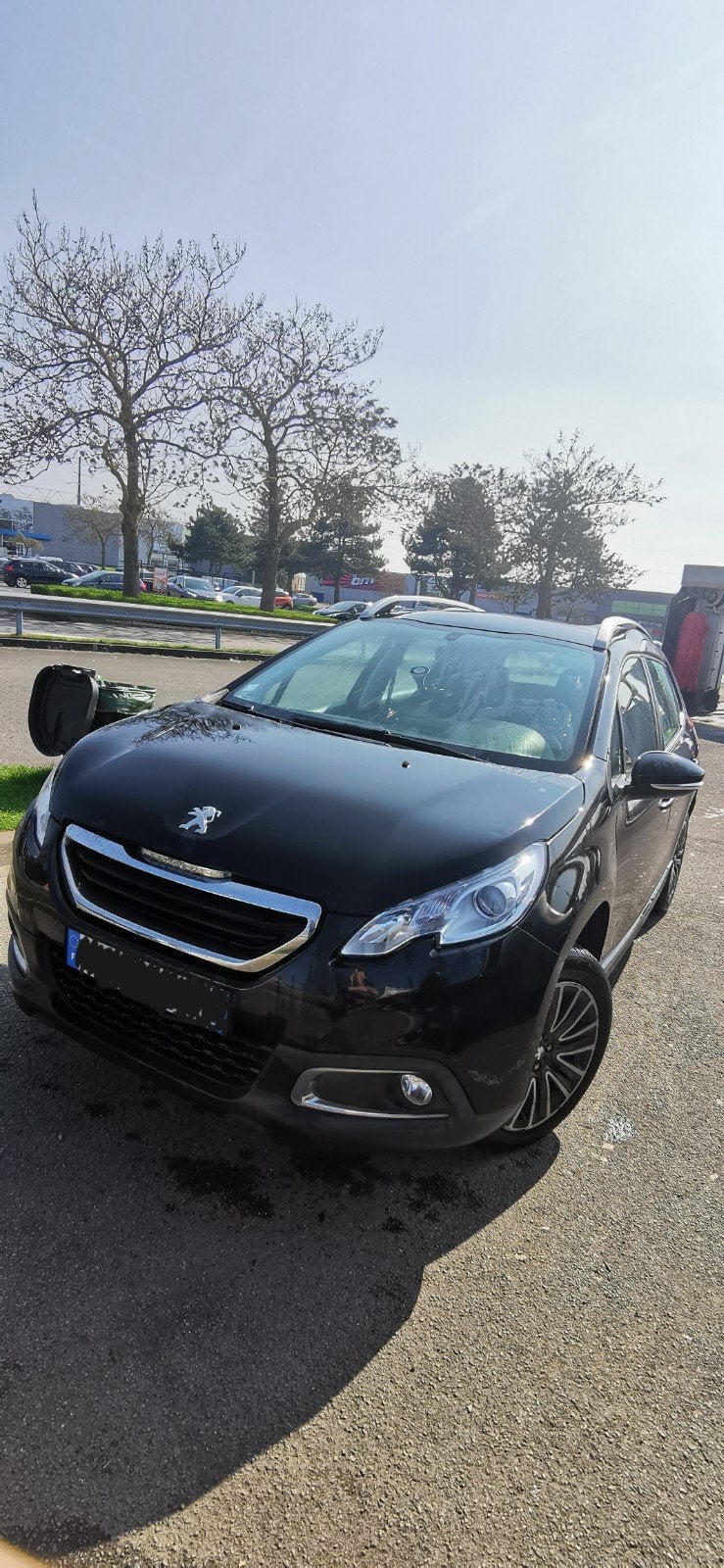 Peugeot 2008 2015 115000km, Auto's, Euro 5, Zwart, Zwart, Te koop
