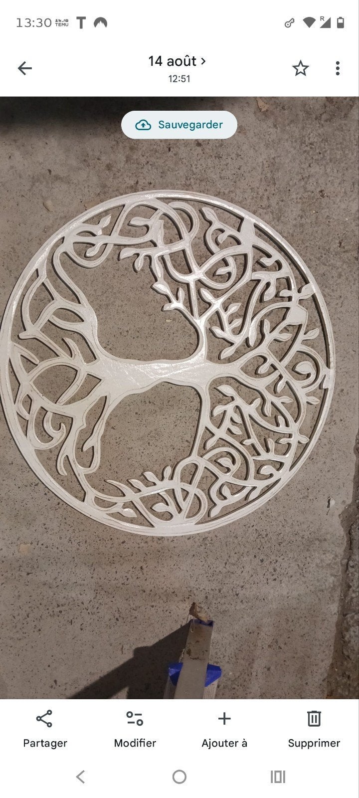 arbre de vie 60 cm en bois compressé, Maison & Meubles, Enlèvement ou Envoi, Bois