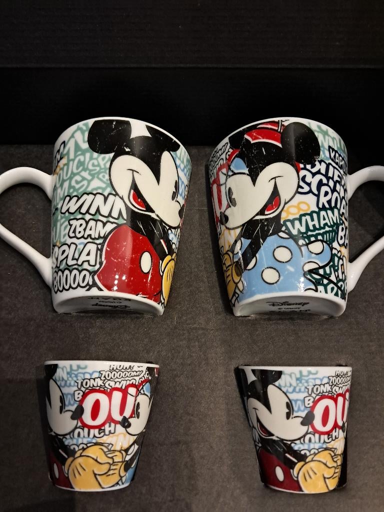 Set mokken Mickey Mouse, Enlèvement, Mickey Mouse, Neuf, Service