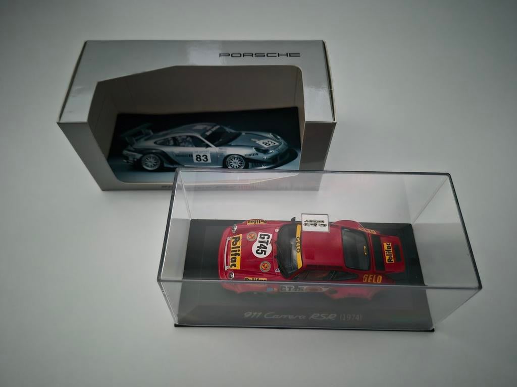 Porsche 911 Carrera RSR Minichamps 1/43 (1974), Enlèvement ou Envoi, Comme neuf, Voiture, MiniChamps