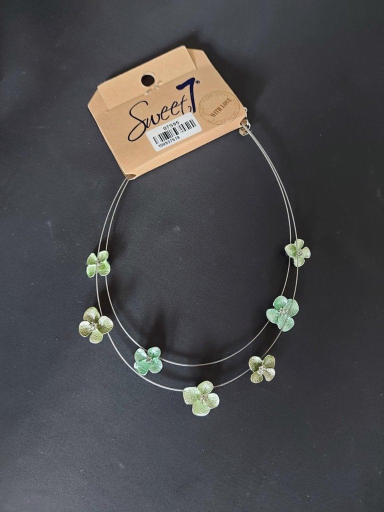 Sweet 7 - Halsketting (Nieuw), Bijoux, Sacs & Beauté, Colliers, Enlèvement ou Envoi, Neuf, Vert, Autres matériaux