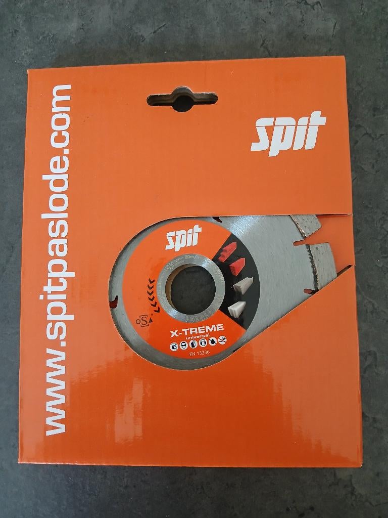 SPIT X-Treme Diamantschijf 125mm nieuw, Doe-het-zelf en Bouw, Ophalen of Verzenden, Nieuw, Haakse handslijpmachine