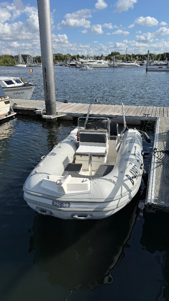 Super mooie BSC 50 rib 90PK Yamaha autotube riba trailer, Gebruikt, Zonnedek, 90 pk, Ophalen