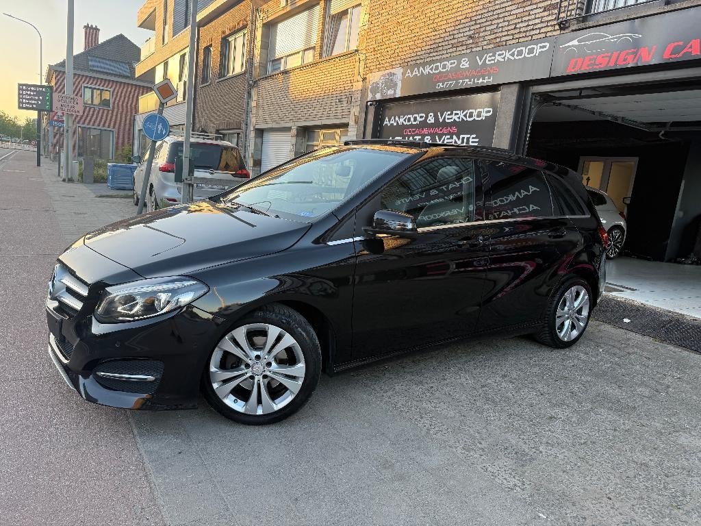 Mercedes B220cdi FULL Panorama Navi Cruise verwarmd leer, Auto's, Automaat, Monovolume, Zwart, Leder