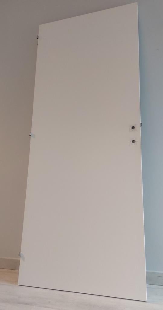Schilderdeur 83x202 in wit geschilderd, Doe-het-zelf en Bouw, Ophalen