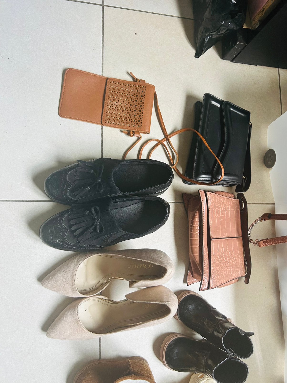 Tas/schoenen €1/stuk, Ophalen, Gebruikt