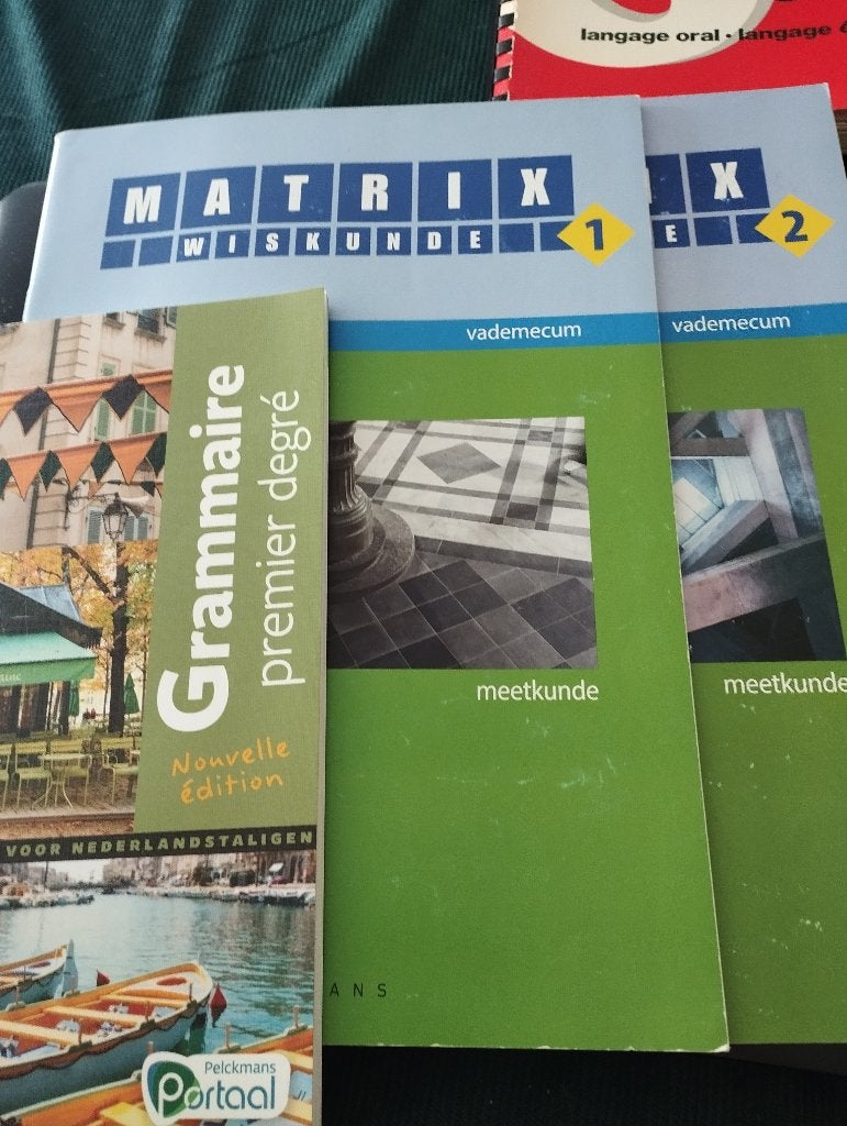 Wiskunde en Frans eerste graad, Boeken, Schoolboeken, Ophalen, Zo goed als nieuw, Overige vakken