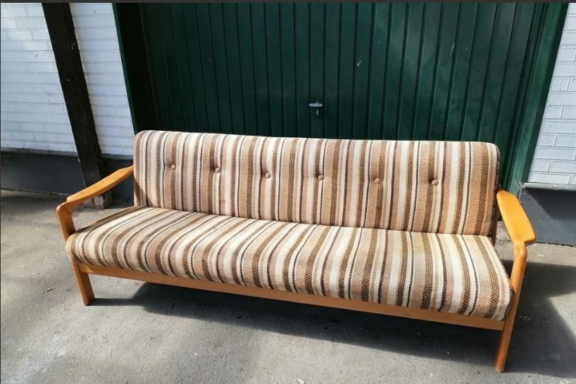 vintage sofa couch 1971, Verzamelen, Retro, Huis en Inrichting, Ophalen