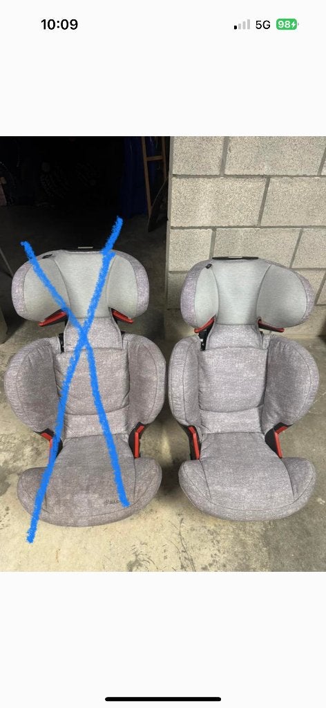 Autostoel, Ophalen, Gebruikt, 22 t/m 36 kg, Verstelbare rugleuning