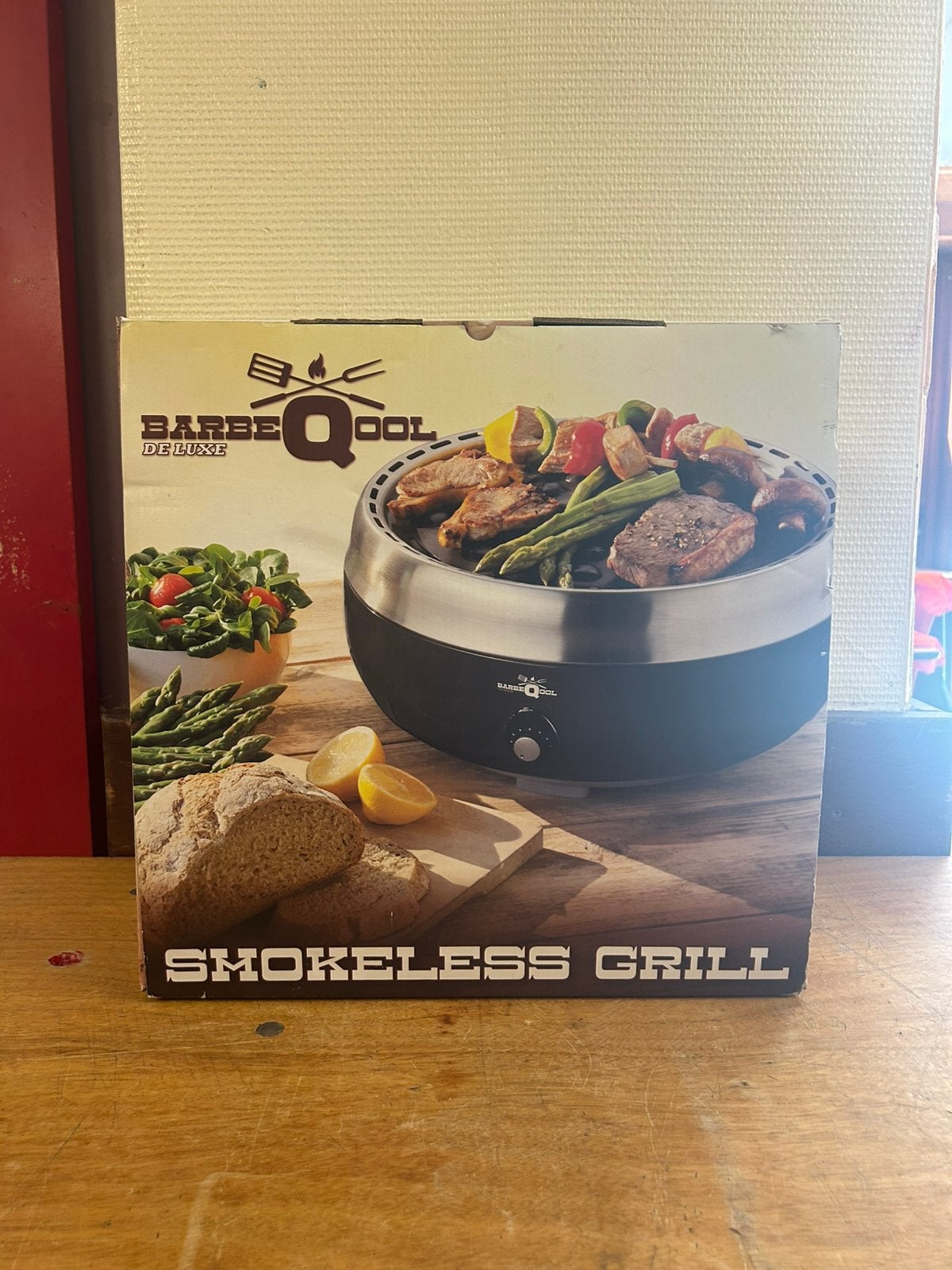 Barbeqool de luxe smokeless grill, Tuin en Terras, Barbecue-accessoires, Nieuw, Ophalen of Verzenden