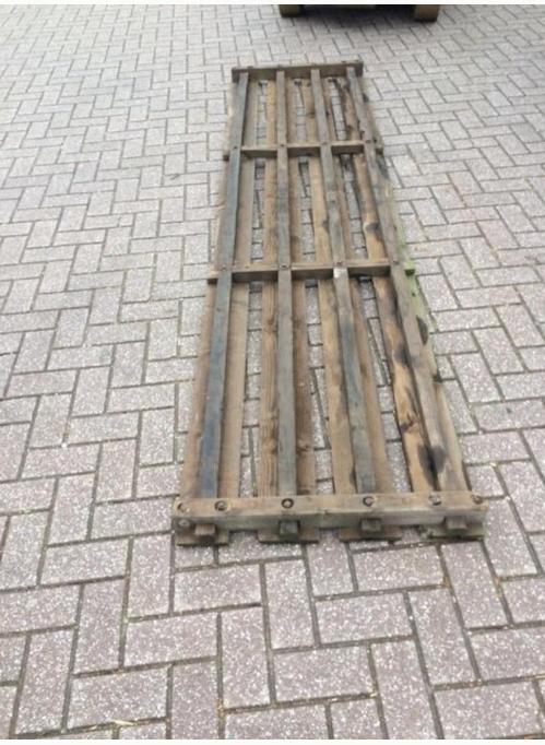VINTAGE HOUTEN PANELEN 75CM BREED 300CM HOOG, Ophalen