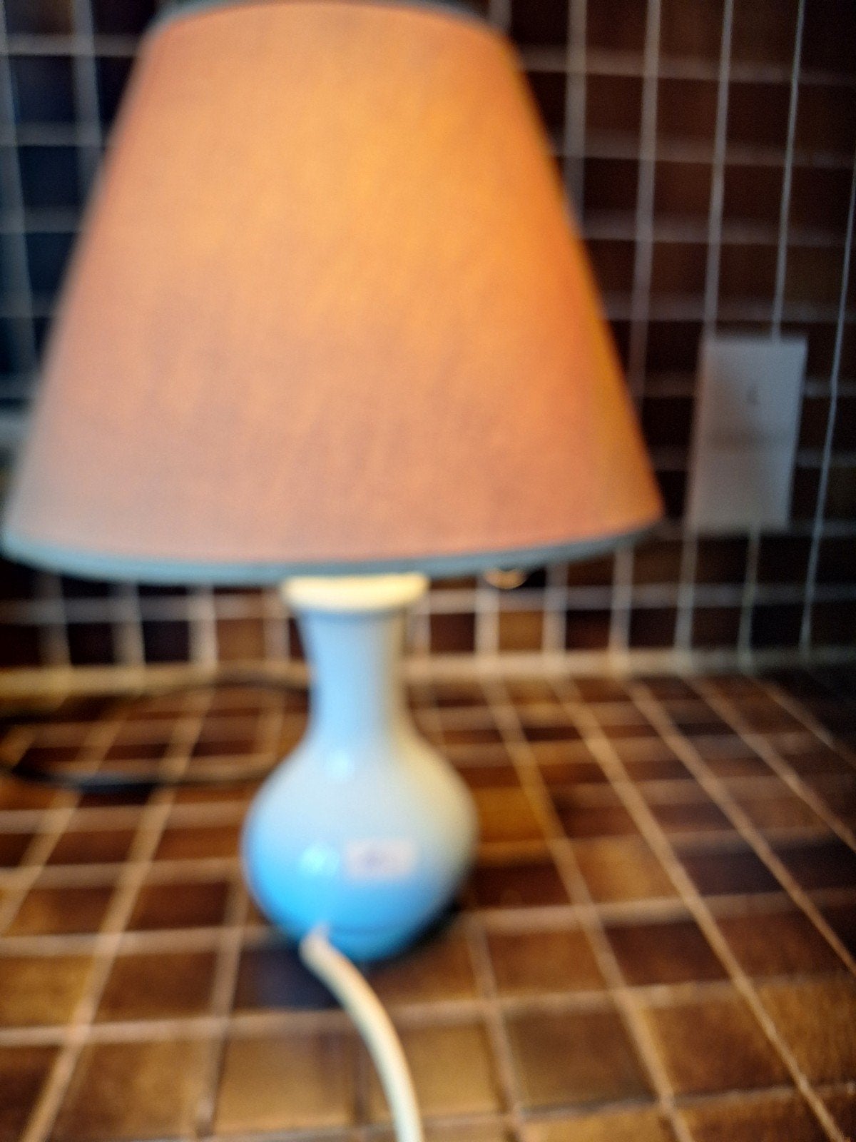 lampje, Gebruikt, Met kap, 36 cm, Ophalen