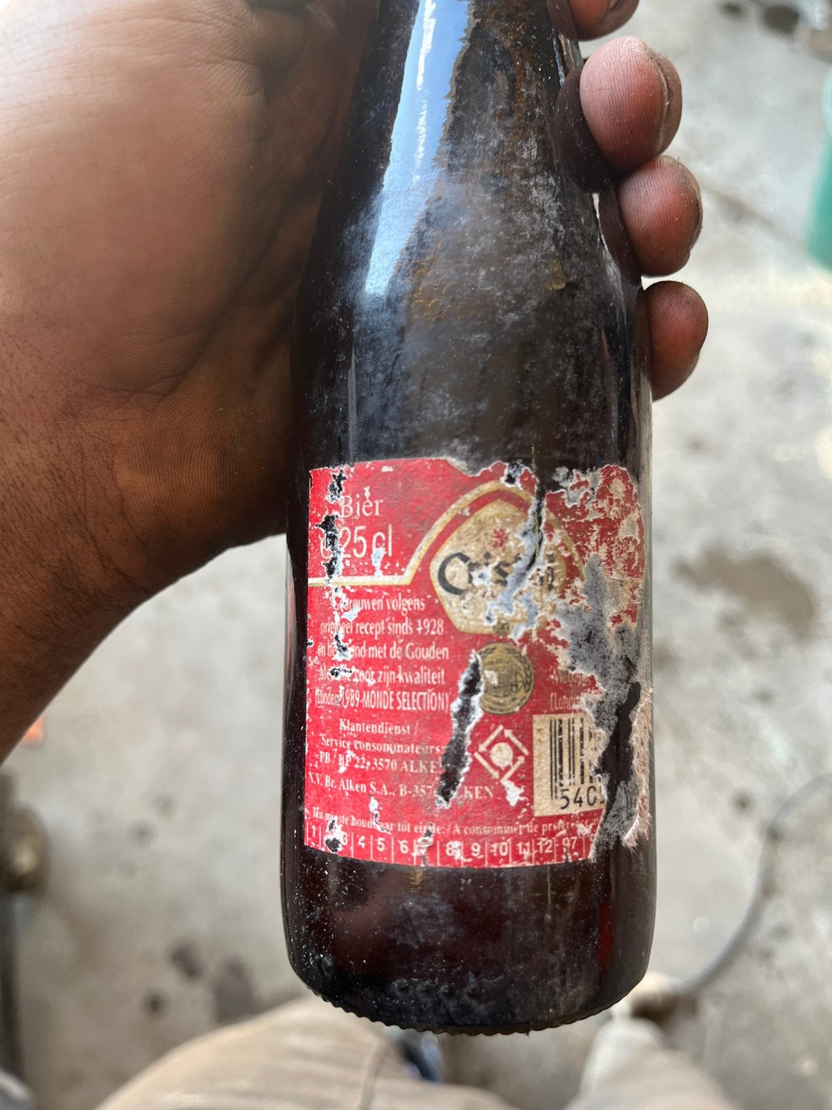 Cristal bier flesje, Collections, Marques de bière, Enlèvement, Utilisé, Bouteille(s)