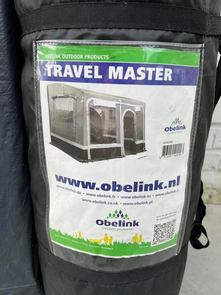 Obelink voorzettent voor camper of caravan, Caravans en Kamperen, Tenten, Ophalen, Gebruikt