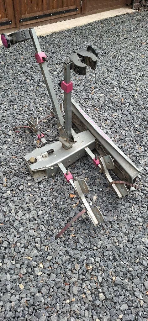 Fietsendrager spinder voor 2 fietsen, Ophalen, Gebruikt, Brede banden, 2 fietsen