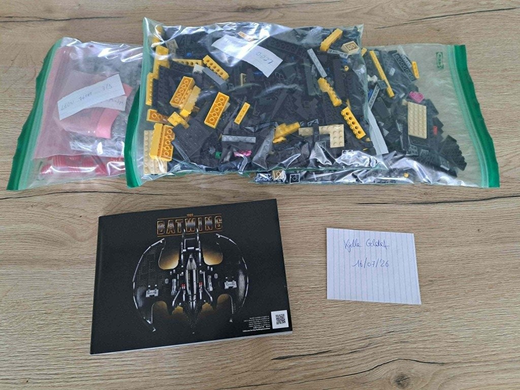 LEGO Batman 76161 1989 Batwing - eenmaal gebouwd, Overige thema's, Lego, Ophalen of Verzenden, Zo goed als nieuw
