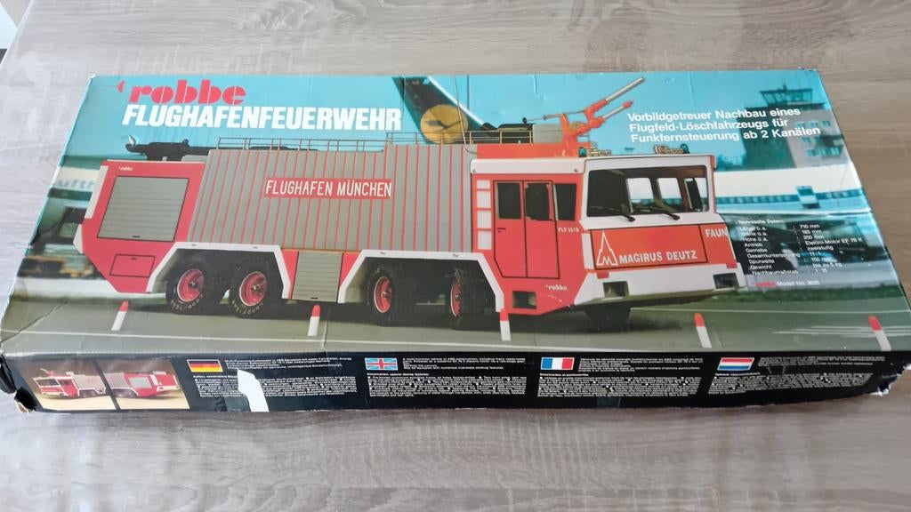 Flughafen-Feuerwehr Robbe Nr 3625, Hobby & Loisirs créatifs, Trains miniatures | HO, Enlèvement ou Envoi