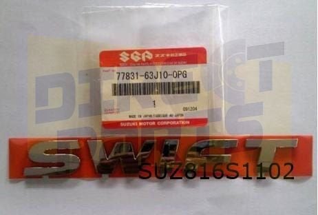 Suzuki Swift embleem tekst ''Swift'' achterklep Origineel! 7, Auto-onderdelen, -, Verzenden, -, Nieuw