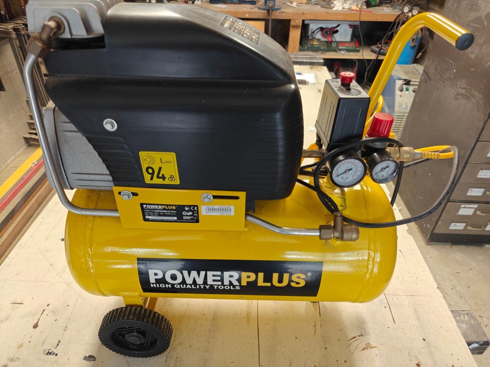 compressor, Ophalen
