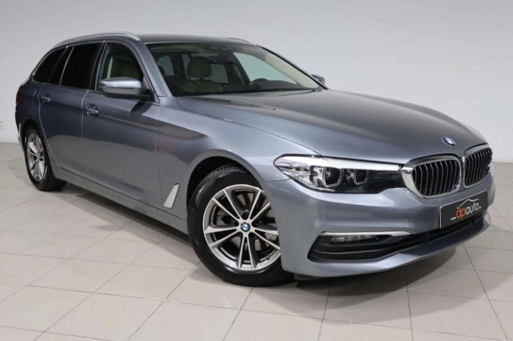 BMW 5 Serie 518 Touring 518 dA (automatique), Autos, Argent ou Gris, Entreprise, 136 ch, 5 portes