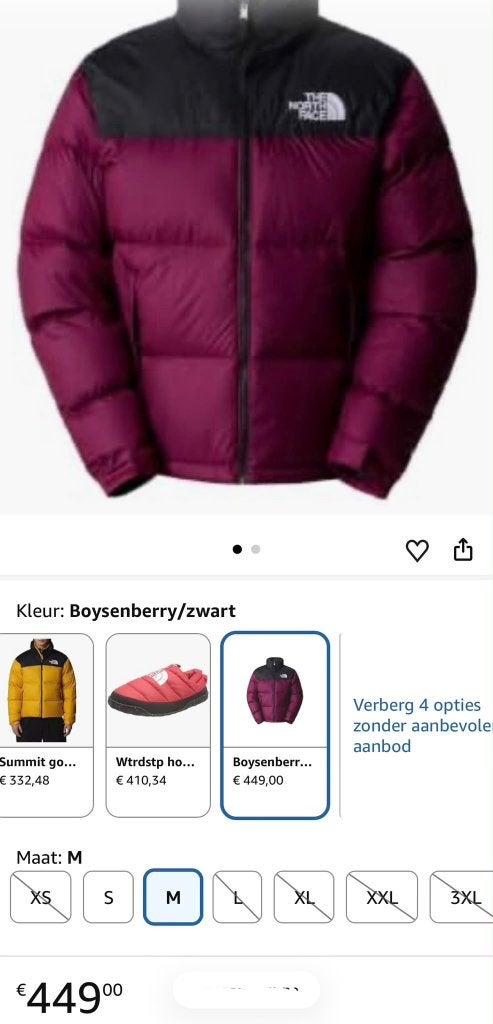 Veste The North Face, Enlèvement, Neuf, Beige