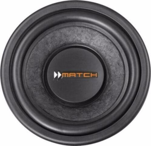 MATCH MW10W-D Subwoofer 10 inch 600 Watt 2x 2 Ohm., Ophalen of Verzenden, Nieuw