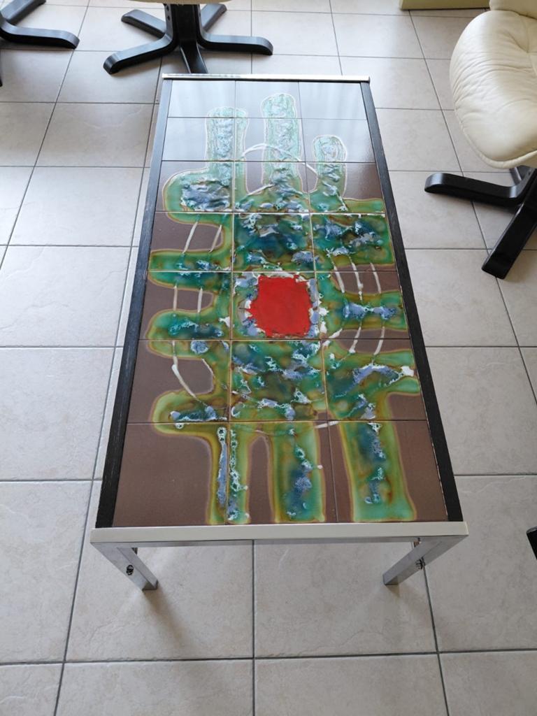 Salon tafel, Ophalen