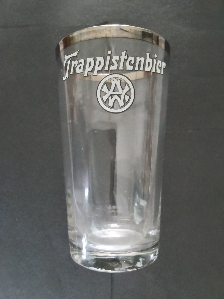 Glas Trappistenbier Westmalle (  met zilveren rand ), Verzamelen, Ophalen, Nieuw, Gebruiksvoorwerp