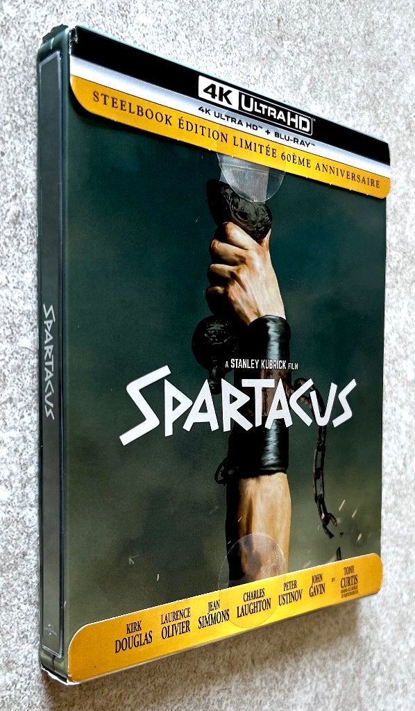SPARTACUS / 4KUHD / STEELBOOK "LIMITED" Edit. // Staat Nieuw, Spaans, Film, Spaans, Ophalen of Verzenden