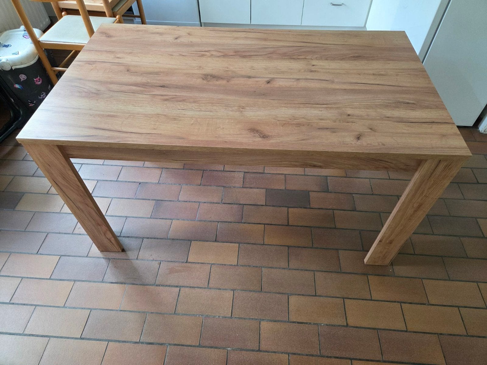 Houten tafel, Ophalen