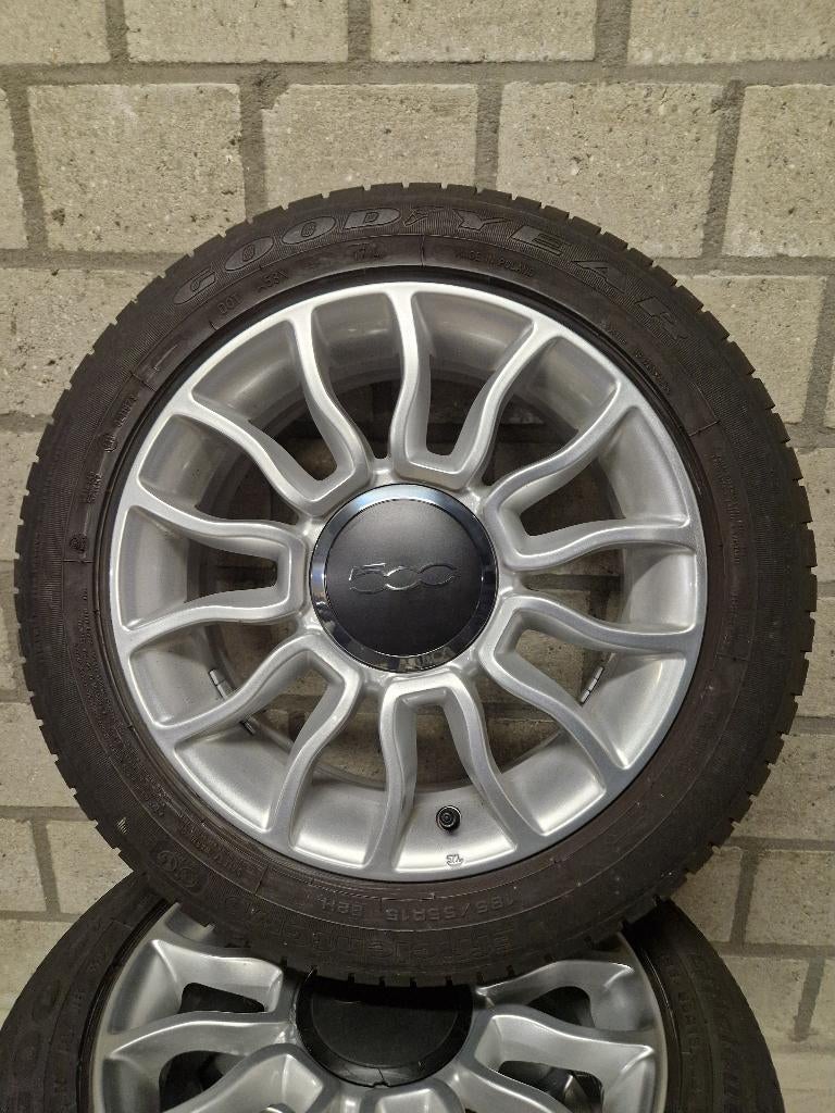 Fiat 500 velgen met banden, Auto-onderdelen, Ophalen, Fiat