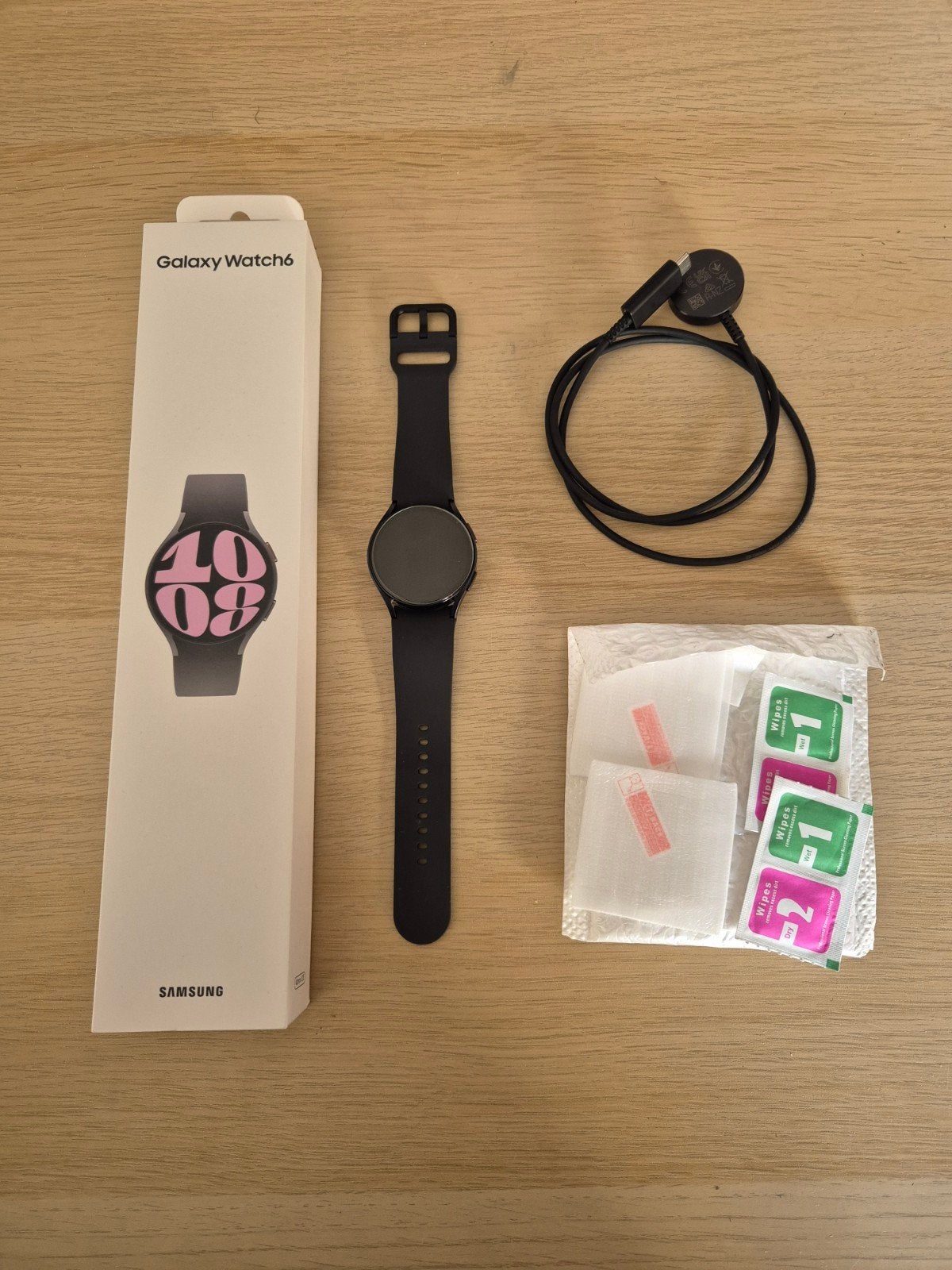 samsung galaxy watch 6, Ophalen, Zwart, Zo goed als nieuw, Android